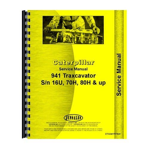 184748 | Service Manual | Caterpillar 941 941 941B 941B |