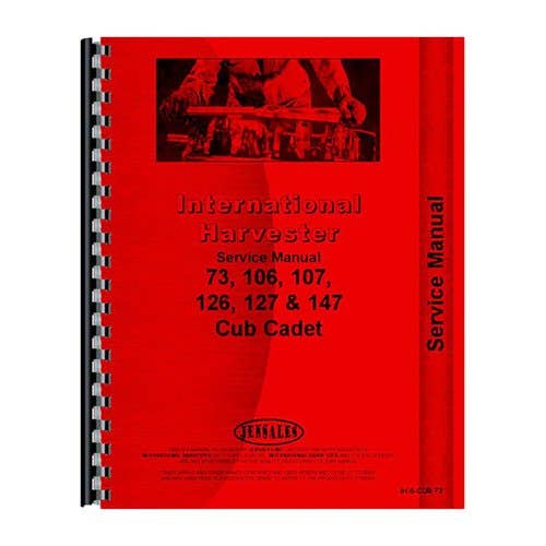 184624 | Service Manual | Cub Cadet 73 106 126 |