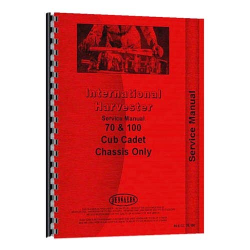 184987 | Service Manual | Cub Cadet 70 100 |