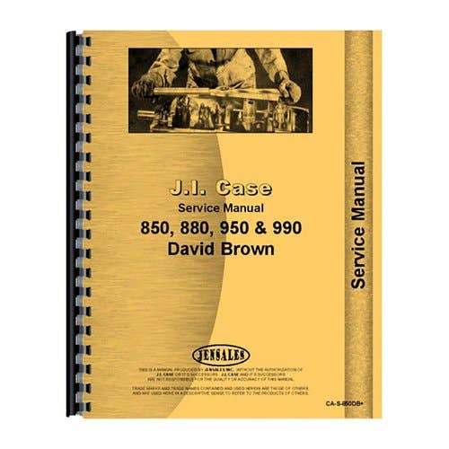 184703 | Service Manual | David Brown 850 880 950 990 |