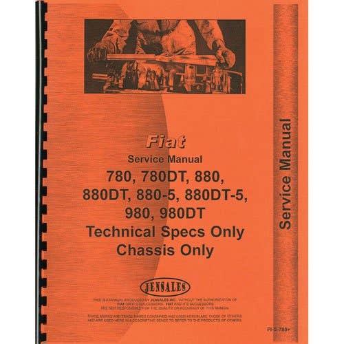 Service Manual fits FIAT 780 780DT 880 880-5 880-5DT 880DT 980 980DT fits Hesston 780 880 880-5 980 780 880 880-5 980 Service Manual fits FIAT 780 780DT 880 880-5 880-5DT 880DT 980 980DT fits Hesston 780 880 880-5 980 780 880 880-5 980