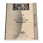 122585 | Service Manual | Ford CL30 CL40 |
