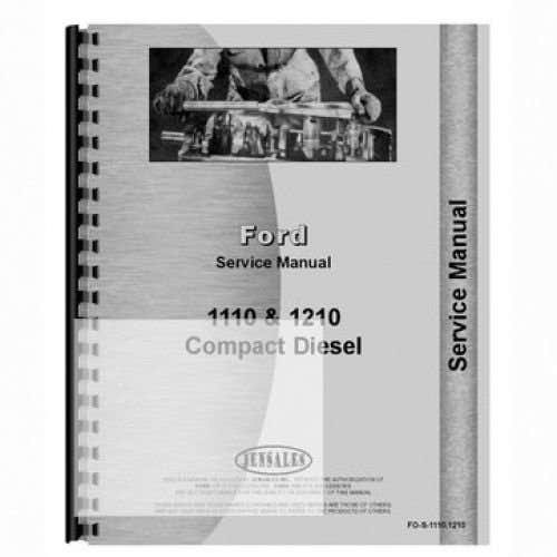 125001 | Service Manual | Ford 1110 1210 |