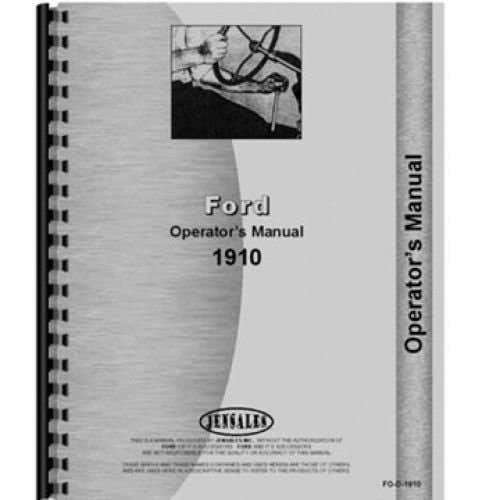 Service Manual fits Ford 1910 2110 Service Manual fits Ford 1910 2110