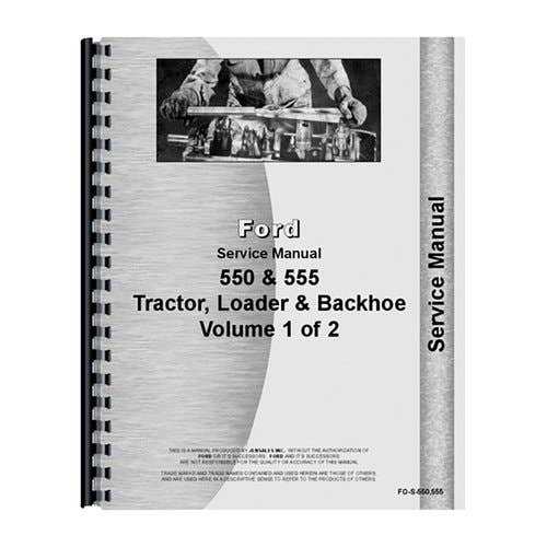 185271 | Service Manual | Ford 550 555 555 |