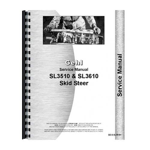 184991 | Service Manual | Gehl SL3510 SL3610 |