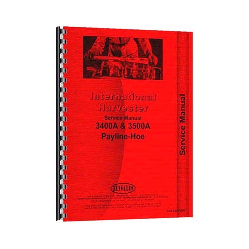 184295 | Service Manual | International | Farmall | IH 3400A 3400A 3500A 3500A |