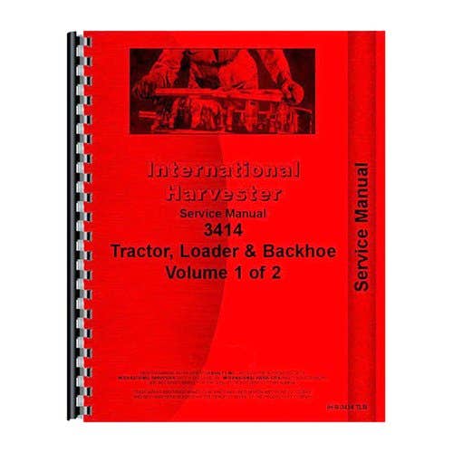 Service Manual fits International 3414 3414 Service Manual fits International 3414 3414