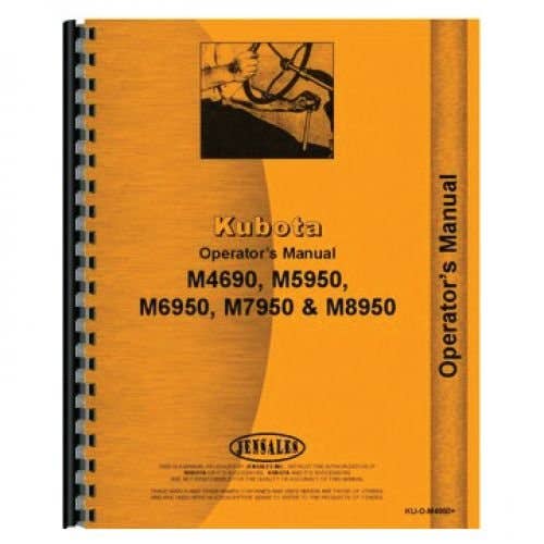 125158 | Service Manual | Kubota M4950 M5950 M6950 M7950 |