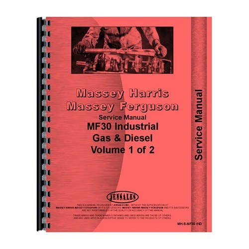 Service Manual fits Massey Ferguson 30 30 Service Manual fits Massey Ferguson 30 30