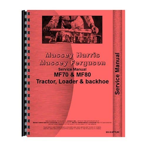 185279 | Service Manual | Massey Ferguson 70 80 |