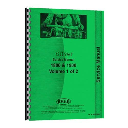 184204 | Service Manual | Oliver 1800 1900 |