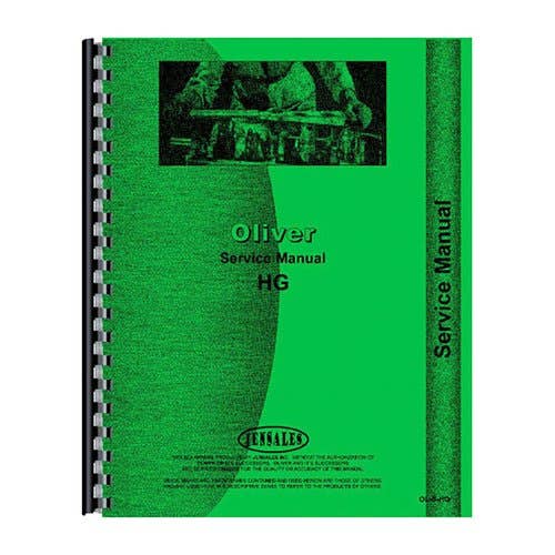 Service Manual fits Oliver HG HG Service Manual fits Oliver HG HG
