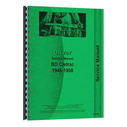 Service Manual fits Oliver BD Service Manual fits Oliver BD