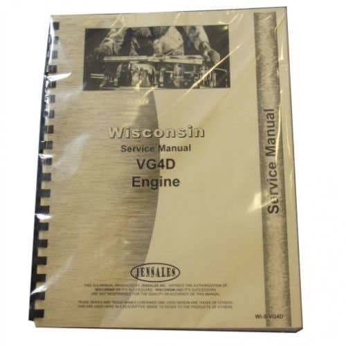 127345 | Service Manual | Case 1537 | Hesston 280 300 | New Holland L35 | Owatonna 350 | Wisconsin VG4D |