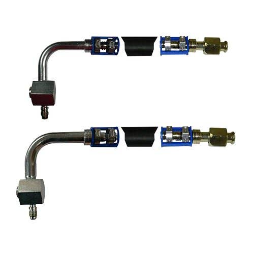 Service Valve Elimination Hose Kit - 2 Hoses fits John Deere 5200 5400 2250 2270 