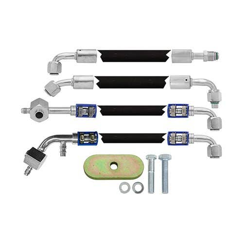 Service Valve Elimination Hose Kit - 4 Hoses fits Allis Chalmers 7000 7030 7040 7050 7060 7080 Service Valve Elimination Hose Kit - 4 Hoses fits Allis Chalmers 7000 7030 7040 7050 7060 7080