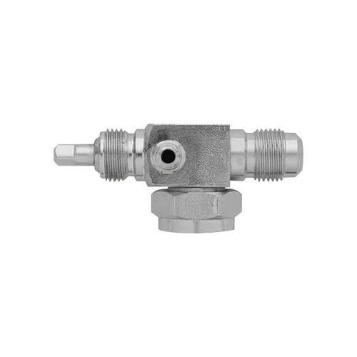 1000555 | Service Valve - R12 High Side | Flare | York/Rotolock | CLAAS Dominator 86 | International | Farmall | IH 766 786 886 966 986 1066 1086 1466 1468 1486 1566 1568 1586 4166 4186 4366 4386 4568 4586 4786 |  | 176.760.0 | 117827C91