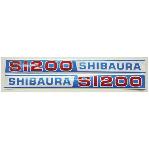 124366 | Shibaura Decal Set | S1200 | Vinyl | Shibaura S1200 |