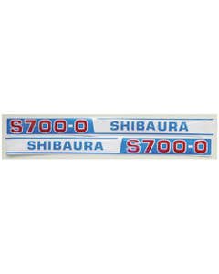 124364 | Shibaura Decal Set | S700 | Vinyl | Shibaura S700 |