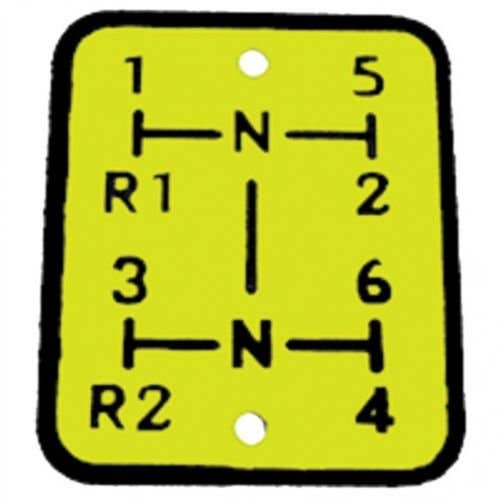 115172 | Shift Pattern Plate | Oliver Super 55 |  | 1E908