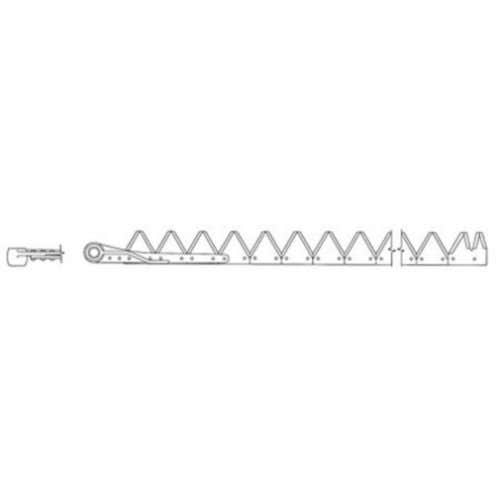 Sickle Assembly - 7' Black Under Serrated Riveted fits International 100 100 fits Case IH 1100 1300 462380R93 Sickle Assembly - 7' Black Under Serrated Riveted fits International 100 100 fits Case IH 1100 1300 462380R93
