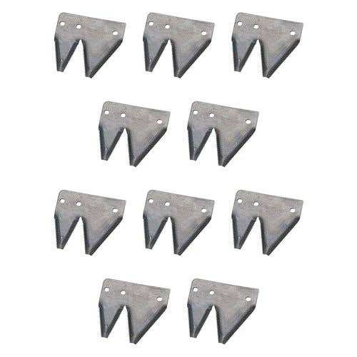 Sickle Right Hand End Section 10 Pack fits New Holland 74C 474 489 86616941 86617759 86617760 9622715 fits John Deere AE55617 AV100857 Sickle Right Hand End Section 10 Pack fits New Holland 74C 474 489 86616941 86617759 86617760 9622715 fits John Deere AE55617 AV100857