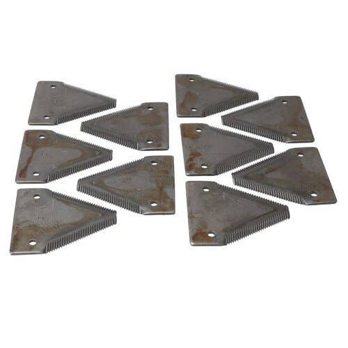 189297 | Sickle Section | Shape 3 | TS | XH | Black Anvil | 10 Pack | Case IH 1042 1052 2042 2052 2062 2142 2152 2162 | John Deere 580 1214 2360 | Macdon 910 920 930 933 942 960 962 | Massey |  | 87422066 | W35888 | 34390 | 1071707M1 | 31-7980110