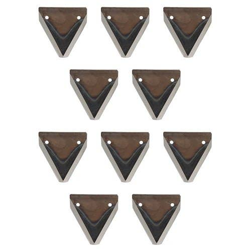 Sickle Section - Smooth Black 12 Gauge 10 Pack fits John Deere 6620 9400 9500 9600 Z6451H fits Ford 141197 fits Allis Chalmers 70802535 Sickle Section - Smooth Black 12 Gauge 10 Pack fits John Deere 6620 9400 9500 9600 Z6451H fits Ford 141197 fits Allis Chalmers 70802535