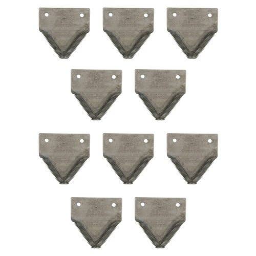 Sickle Section - Top Serrated Black 11 Gauge 10 Pack fits International 303 315 403 503 1482 810 634793R1 fits Case IH 634793R3 634793R2 AV101985 Sickle Section - Top Serrated Black 11 Gauge 10 Pack fits International 303 315 403 503 1482 810 634793R1 fits Case IH 634793R3 634793R2 AV101985