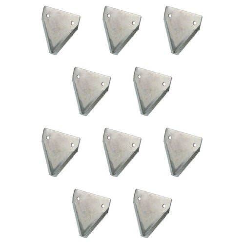 190830 | Sickle Section - Under Serrated | Chrome | 10 Pack | New Holland 114 116 900 903 905 907 909 910 912 1100 1112 1114 1116 1880 1880S |  | 604800 | 457606R3