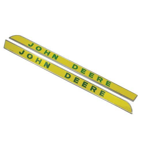 Side Molding Emblem Set - Flat Style fits John Deere 1010 1020 2010 2020 2510 2520 3010 3020 4000 4010 4020 4320 4520 4620 5010 5020 7020 2020 AR28048 Side Molding Emblem Set - Flat Style fits John Deere 1010 1020 2010 2020 2510 2520 3010 3020 4000 4010 4020 4320 4520 4620 5010 5020 7020 2020 AR28048