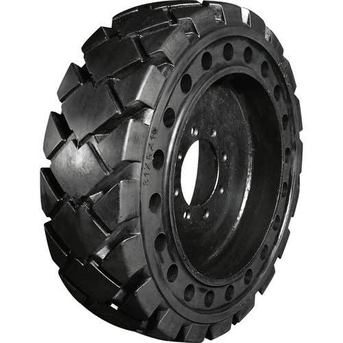 145335 | Solid Tire – 10 x 16.5 - Left Hand | Bobcat S64 S130 S150 S160 S175 S185 S205 S450 S510 S530 S550 S570 S590 S595 751 753 763 843 853 | Case SR130 SR150 SR160 SR175 SR200 SV185 40XT 75XT 1838 | Caterpillar 216B2 216B3 226B 226B3 226D 228 232B2 |