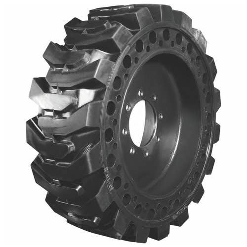 Solid Tire - 10 x 16.5 fits John Deere SW10165527L SW10165527R fits New Holland fits Case fits Caterpillar RIGHT-329-7296 LEFT-29-7297 fits Ford 