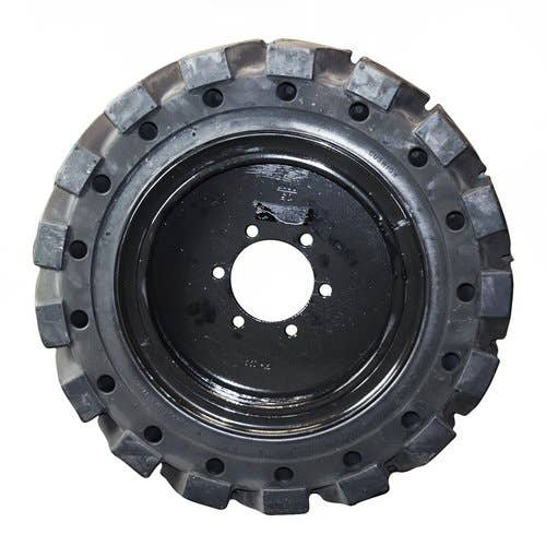 1001273 | Solid Tire – 27 x 8.5-15 - Right Hand | Bobcat S100 553 643 | Case 1825B 1835C 1840 | Ford CL20 CL25 CL30 CL35 CL40 | Gehl HL4500 SL3635 SL3935 SL4625 1640E 3635 3640E 3935 | Hyundai HSL650-7A | John Deere 90 125 4475 5575 | Komatsu SK05 |