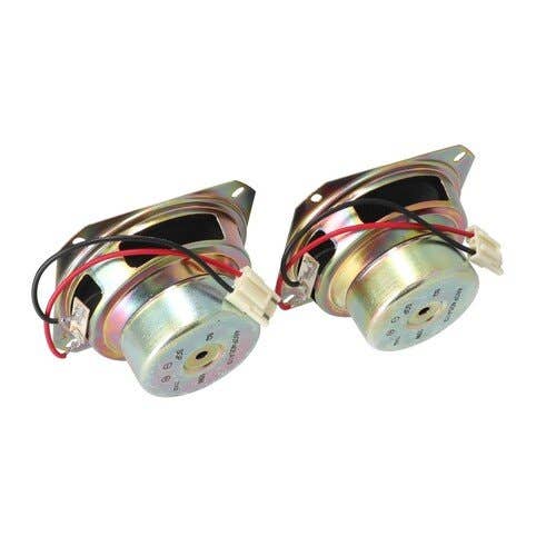170652 | Speaker Set | 4" | John Deere 300D 310D 310E 310SE 315D 315SE 410D 410E 450H 510D 550H 650H 710D 750C 750CII 850C 850CII 4050 4055 4250 4255 4450 4455 4555 4560 4650 4755 4760 4850 4955 4960 7200 7210 7400 7410 7510 7600 7610 7700 |  | R99016