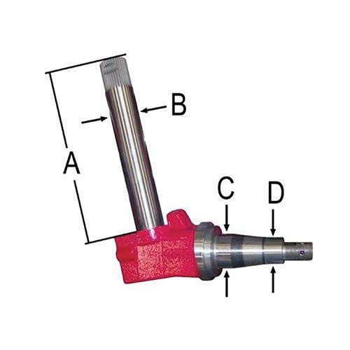 115385 | Spindle - Left Hand | Case IH 5120 5130 5140 5220 5230 5240 5250 |  | 1533042C2