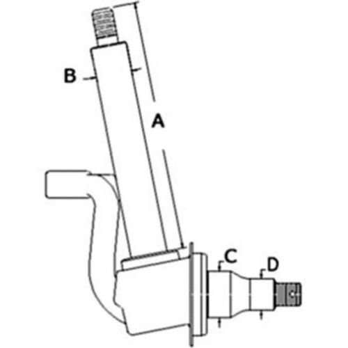 127421 | Spindle - Left Hand | John Deere 5103 5200 5203 5210 5220 5300 5303 5310 5320 5400 5403 5410 5415 5420 5500 |  | RE208804 | RE196179 | RE45882 | 148081