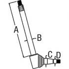 105027 | Spindle - Left Hand | Massey Ferguson 2675 2705 | | 3040894M92 | 3046437M91 | 3046437V91