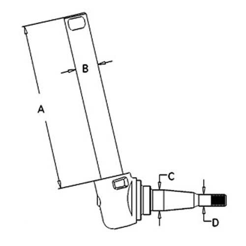 105006 | Spindle - Left Hand | Massey Ferguson 20D 20D 20E 20E 240 250 |  | 897231M94