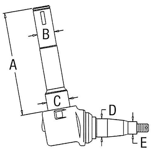 400096 | Spindle - Left Hand | Allis Chalmers 7000 7010 7020 7030 7040 7045 7050 7060 7080 8010 8030 8050 8070 |  | 70267779