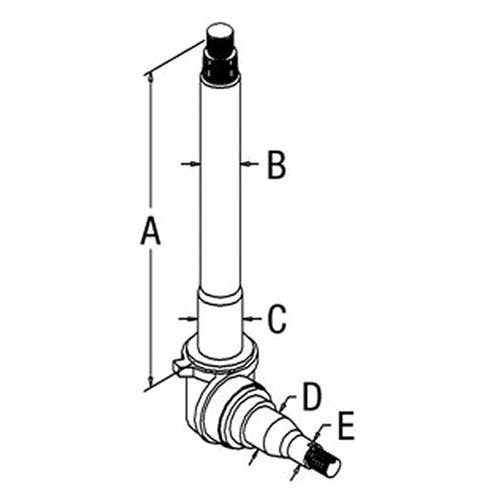 100649 | Spindle - RH | Ford TW5 TW10 TW15 TW20 TW25 TW35 8700 9700 |  | D5NN3105C