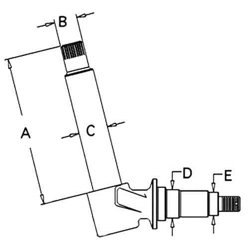 100311 | Spindle - Right Hand/Left Hand | Case 2090 2290 2390 2394 2590 2594 |  | A161274