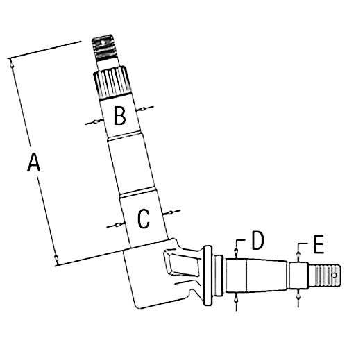 100305 | Spindle - Right Hand/Left Hand | Case 730 830 930 1030 |  | A57441
