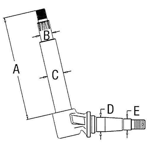 100306 | Spindle - Right Hand/Left Hand | Case 730 830 930 1030 |  | A57512