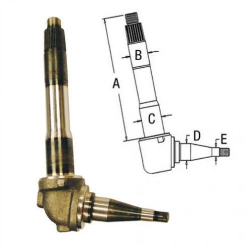 Spindle - Right Hand/Left Hand fits New Holland TS90 TS100 TS100A TS110 TS115A TS125A TS135A 87316431 fits Ford E9NN3105EA E9NN3105EB fits Case IH Spindle - Right Hand/Left Hand fits New Holland TS90 TS100 TS100A TS110 TS115A TS125A TS135A 87316431 fits Ford E9NN3105EA E9NN3105EB fits Case IH