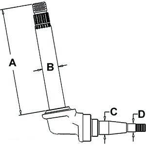 100837 | Spindle - Right Hand/Left Hand | International | Farmall | IH 544 656 |  | 405427R92