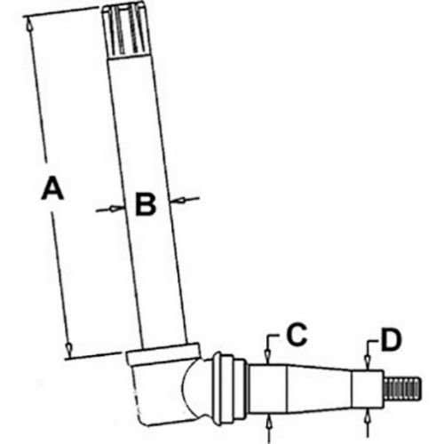 Spindle - Right Hand/Left Hand fits John Deere 2440 2640 AR76932 Spindle - Right Hand/Left Hand fits John Deere 2440 2640 AR76932