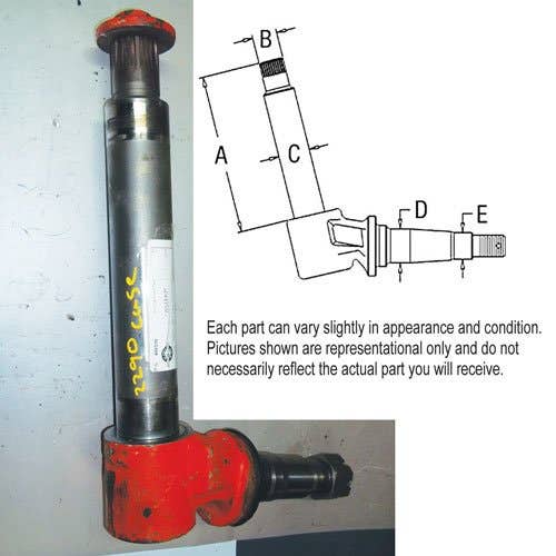 Used Spindle - Right Hand & Left Hand fits Case 2090 2094 2294 2290 A145941 A161259 A167024