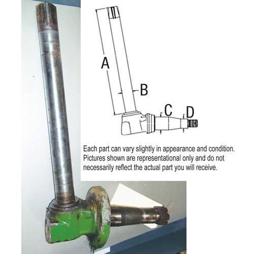402214 | Spindle - Right Hand & Left Hand | John Deere 1120 1130 1630 1830 2020 2020 2030 2120 2130 3030 3120 3130 |  | AL19730